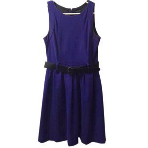 Theory belted a-line dress